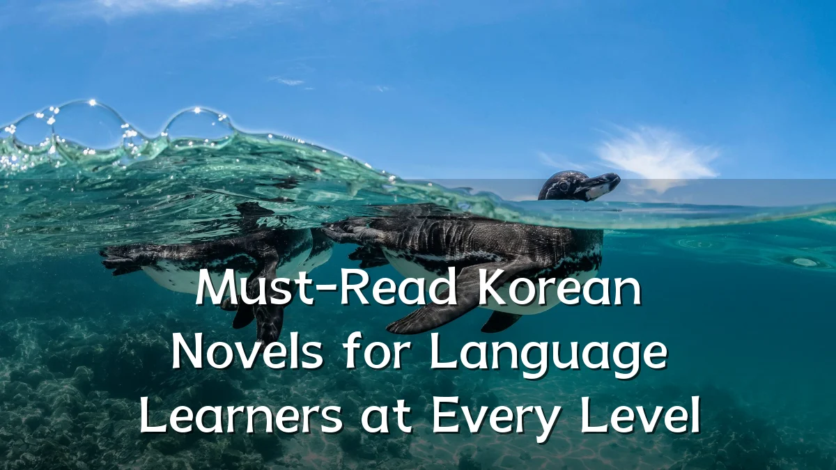 Must-Read Korean Novels for Language Learners at Every Level