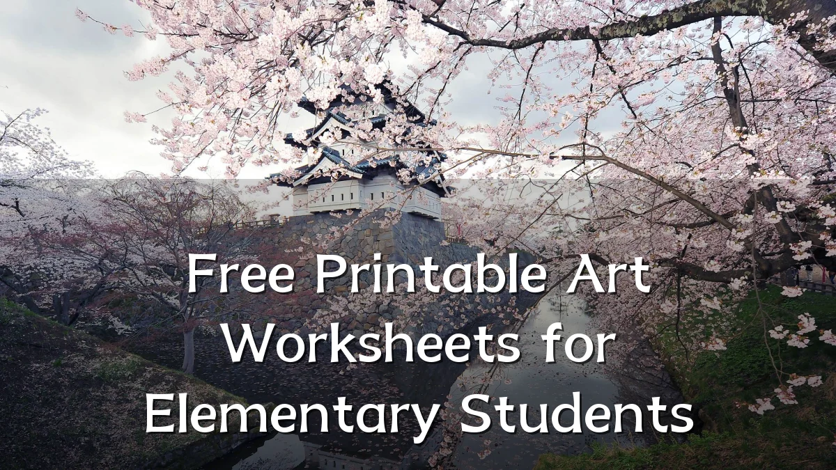 Free Printable Art Worksheets for Elementary Students