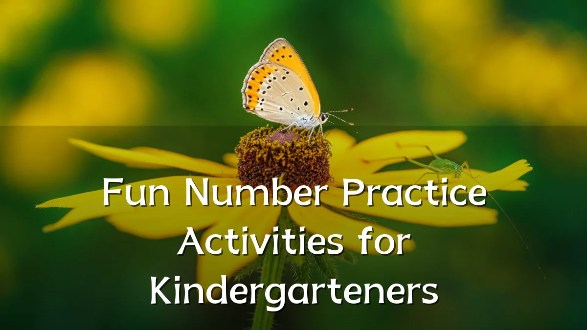 Fun Number Practice Activities for Kindergarteners