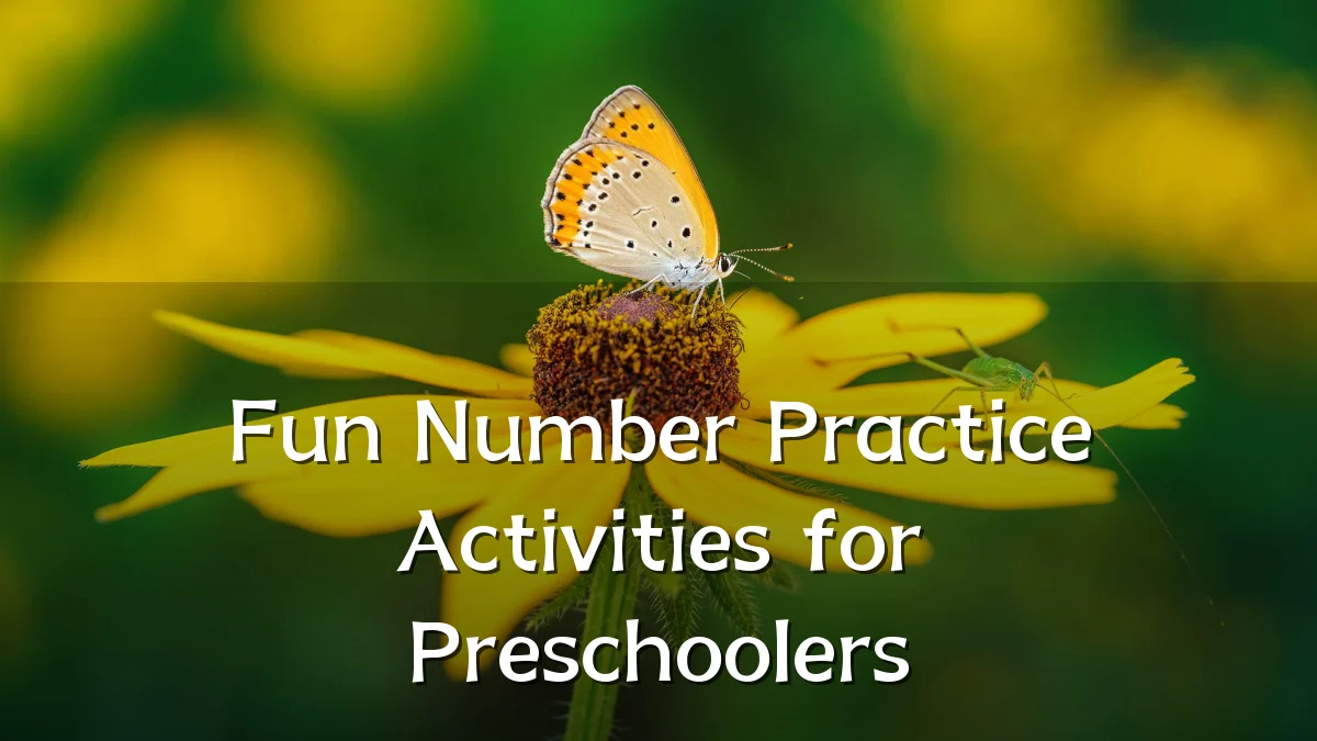 Fun Number Practice Activities for Preschoolers