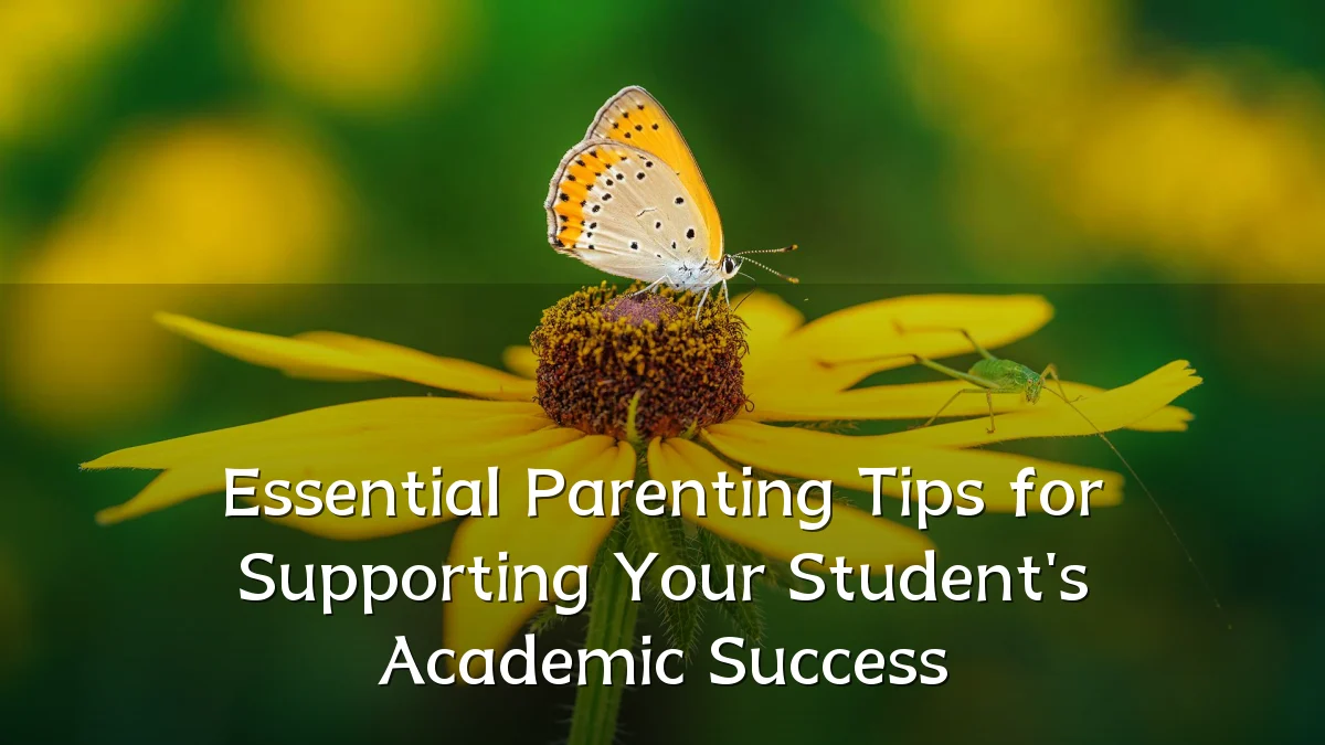 Essential Parenting Tips for Supporting Your Student's Academic Success
