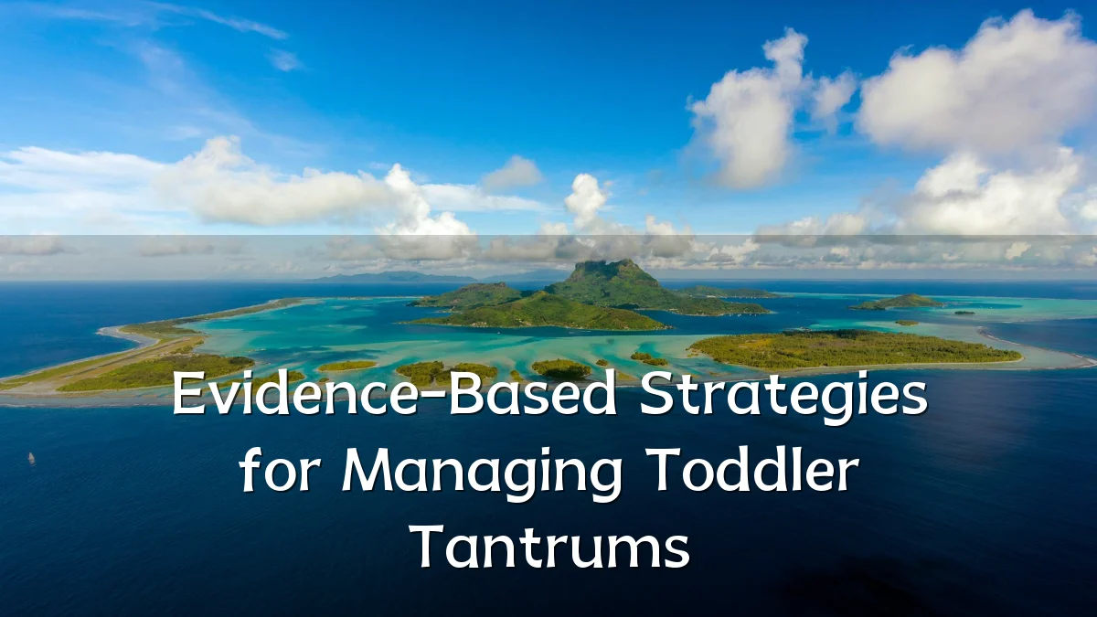 Evidence-Based Strategies for Managing Toddler Tantrums