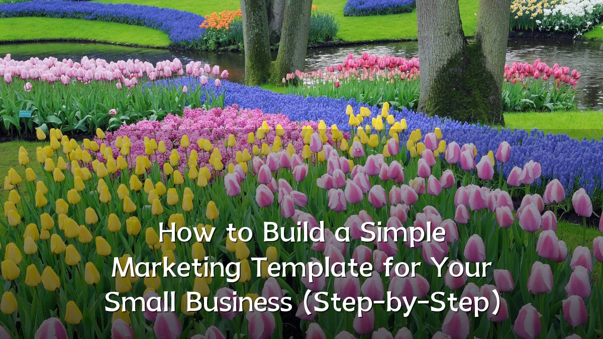 How to Build a Simple Marketing Template for Your Small Business (Step-by-Step)