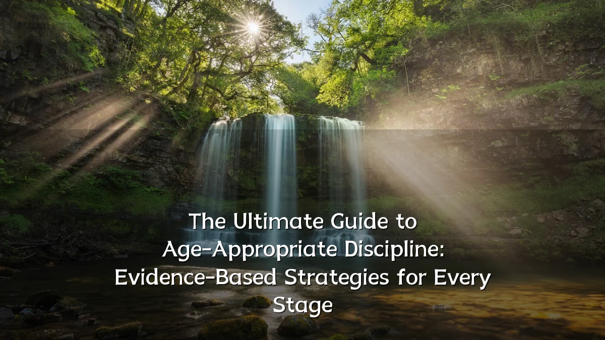 The Ultimate Guide to Age-Appropriate Discipline: Evidence-Based Strategies for Every Stage