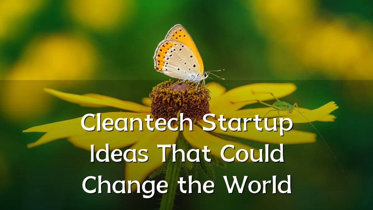 Cleantech Startup Ideas That Could Change the World